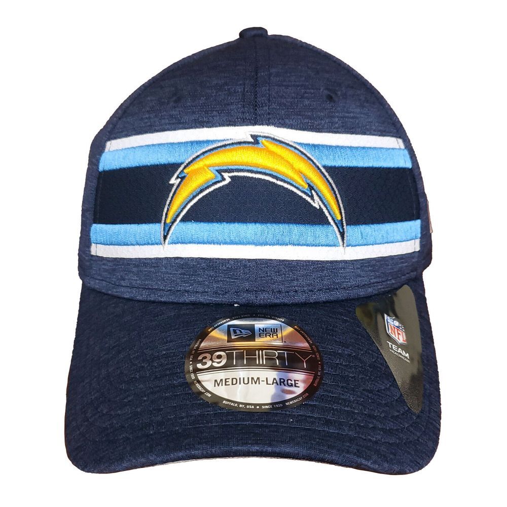 San Diego Chargers New Era 39thirty 3930 NFL Flex Medium-Large Hat Cap Navy NWT